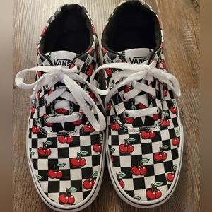 Vans Off the Wall Cherry Women's Shoes-Size 8